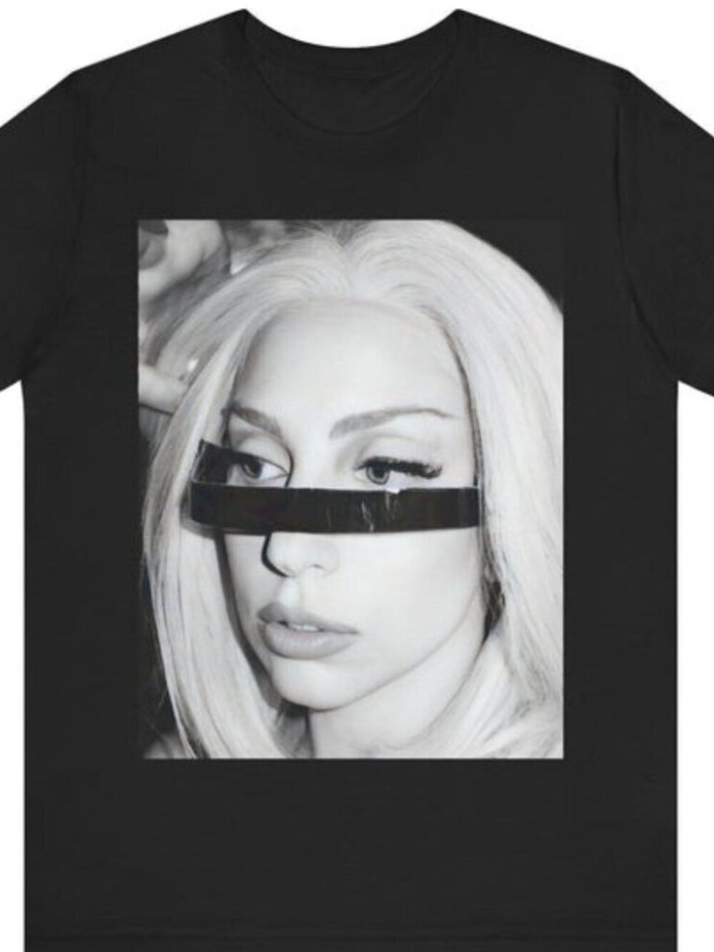 Lady Gaga Backstage Black White Pop Fan Unisex T-Shirt